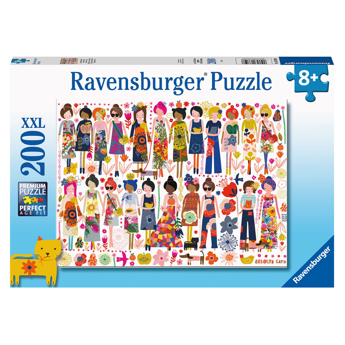 

Пазл XXL Ravensburger Красочные наряды, 200 деталей, Красочные наряды