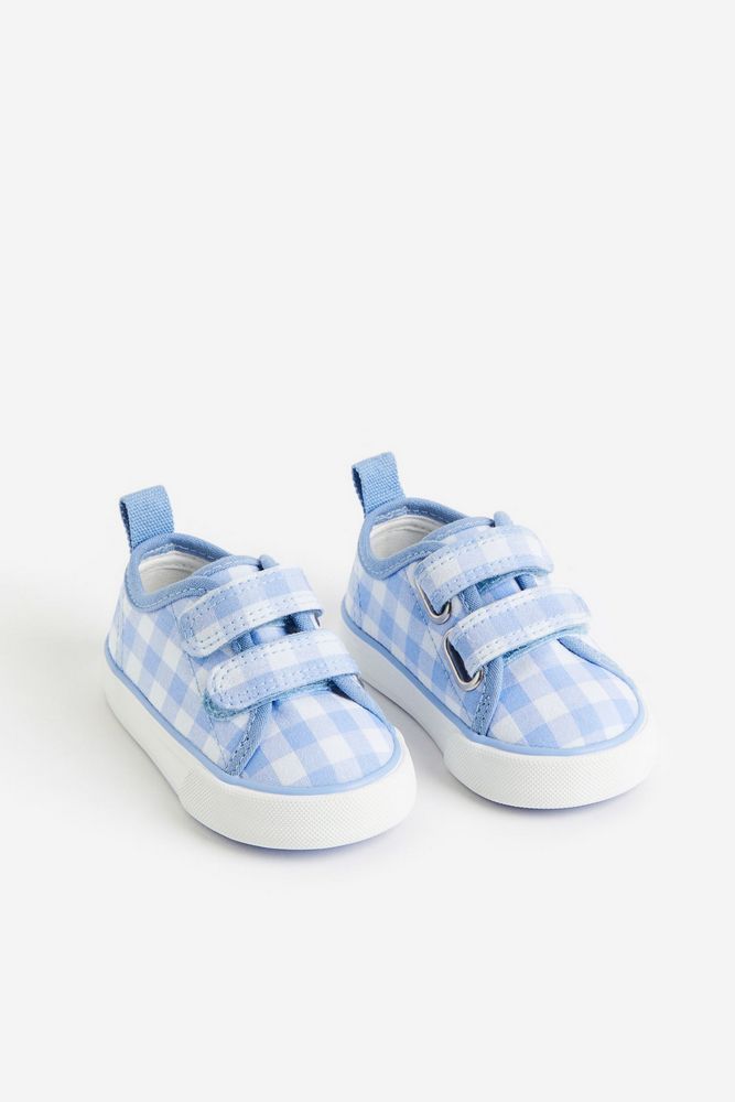 

Кеды детские H&M 964836, Голубой клетчатый, 19, 0964836