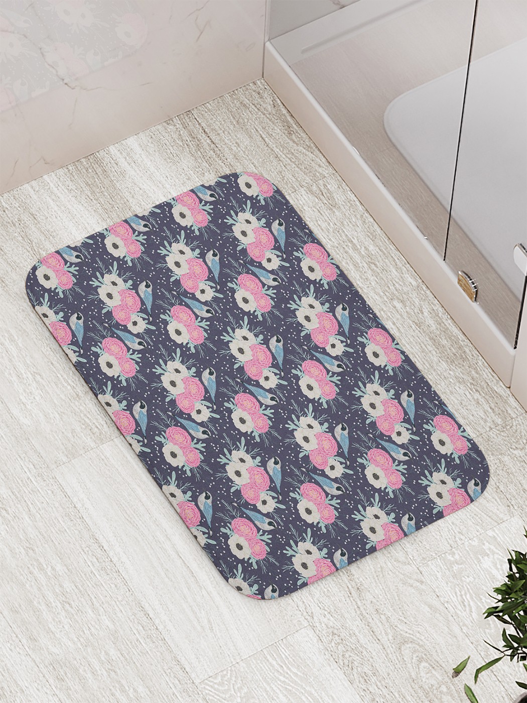 

bath_70649 Коврик противоскользящий для ванной, сауны, бассейна, 77х52 см