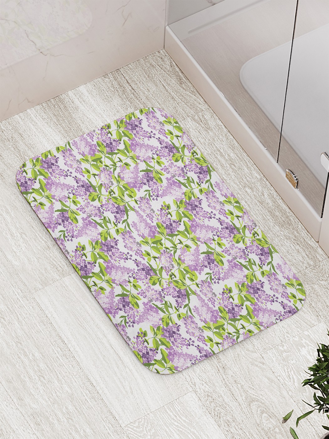 

bath_70643 Коврик противоскользящий для ванной, сауны, бассейна, 77х52 см