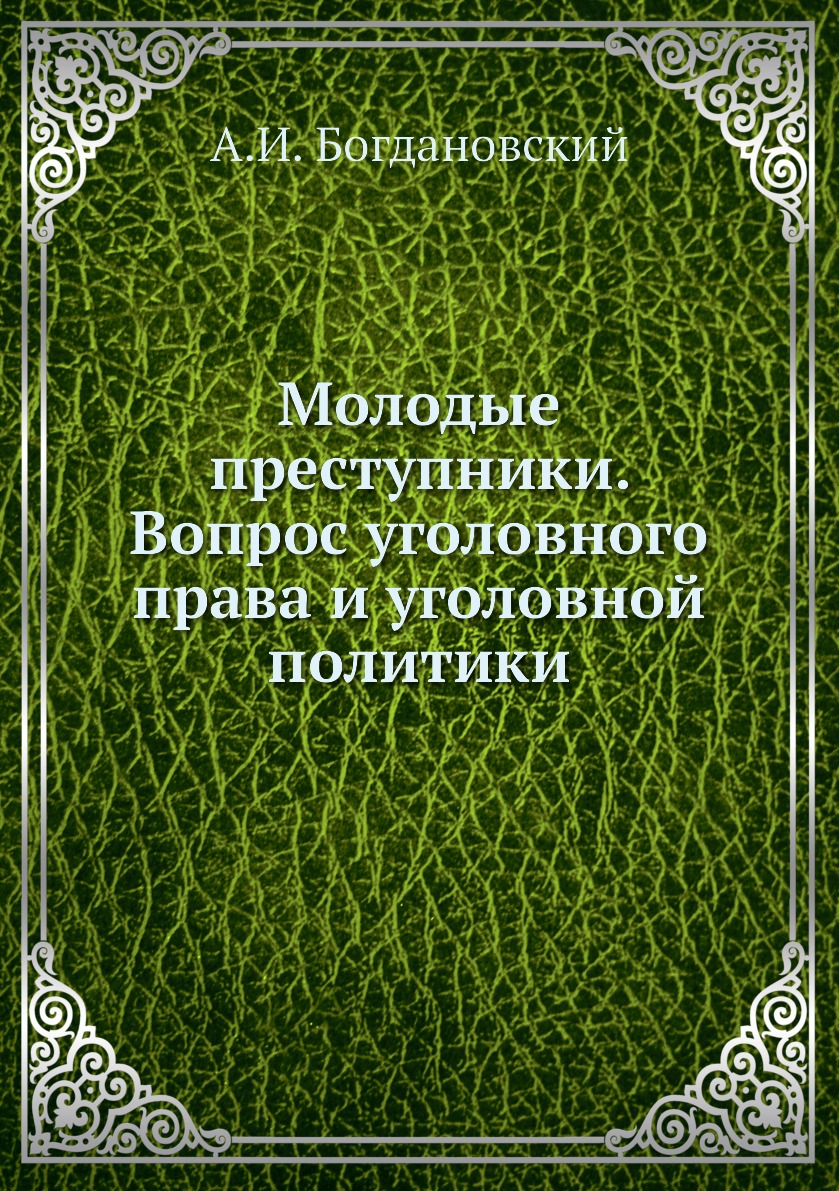 

Книга Молодые преступники. Вопрос уголовного права и уголовной политики