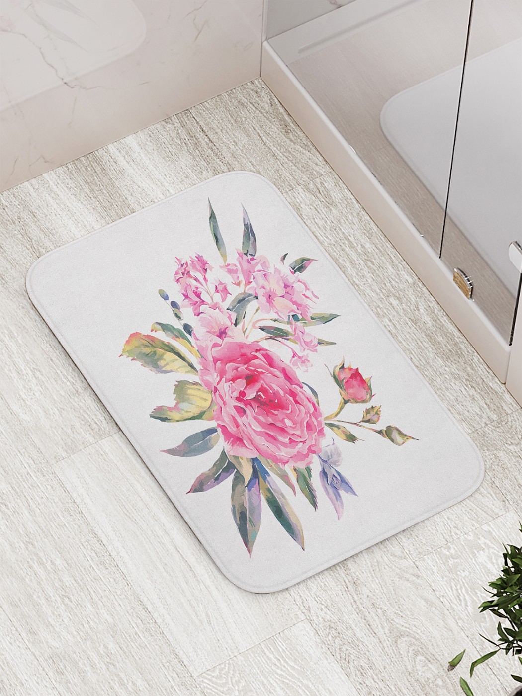 

bath_70639 Коврик противоскользящий для ванной, сауны, бассейна, 77х52 см
