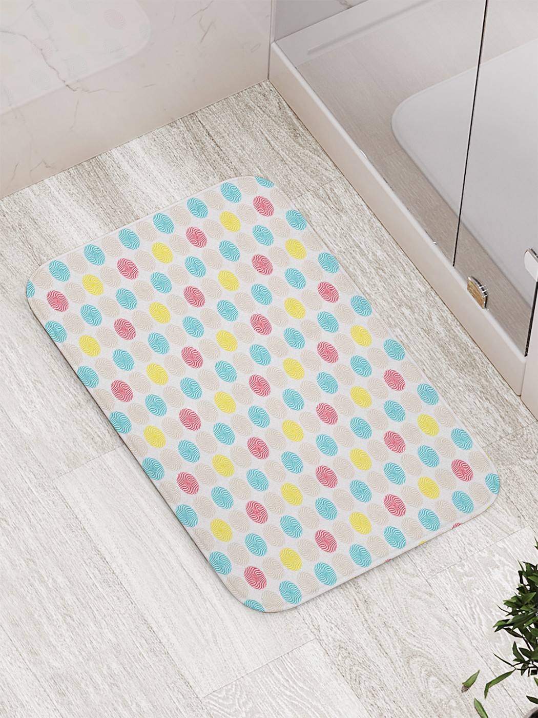 

bath_70632 Коврик противоскользящий для ванной, сауны, бассейна, 77х52 см