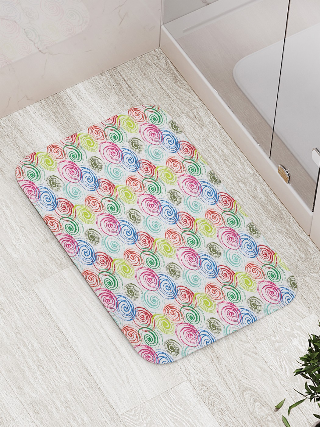 

bath_70630 Коврик противоскользящий для ванной, сауны, бассейна, 77х52 см