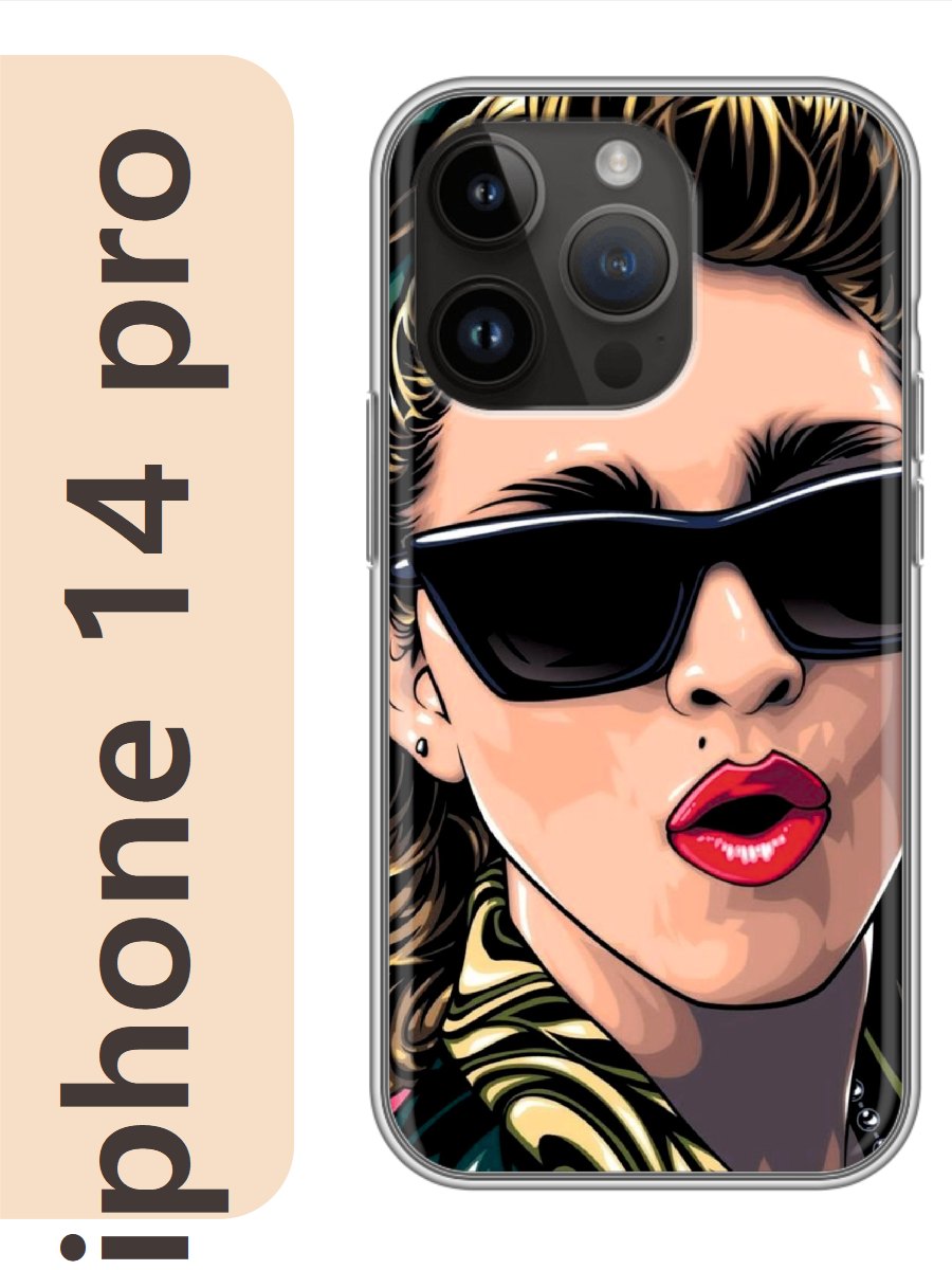 

Чехол на Apple Iphone 14 pro девушка 526, Iphp14rzne