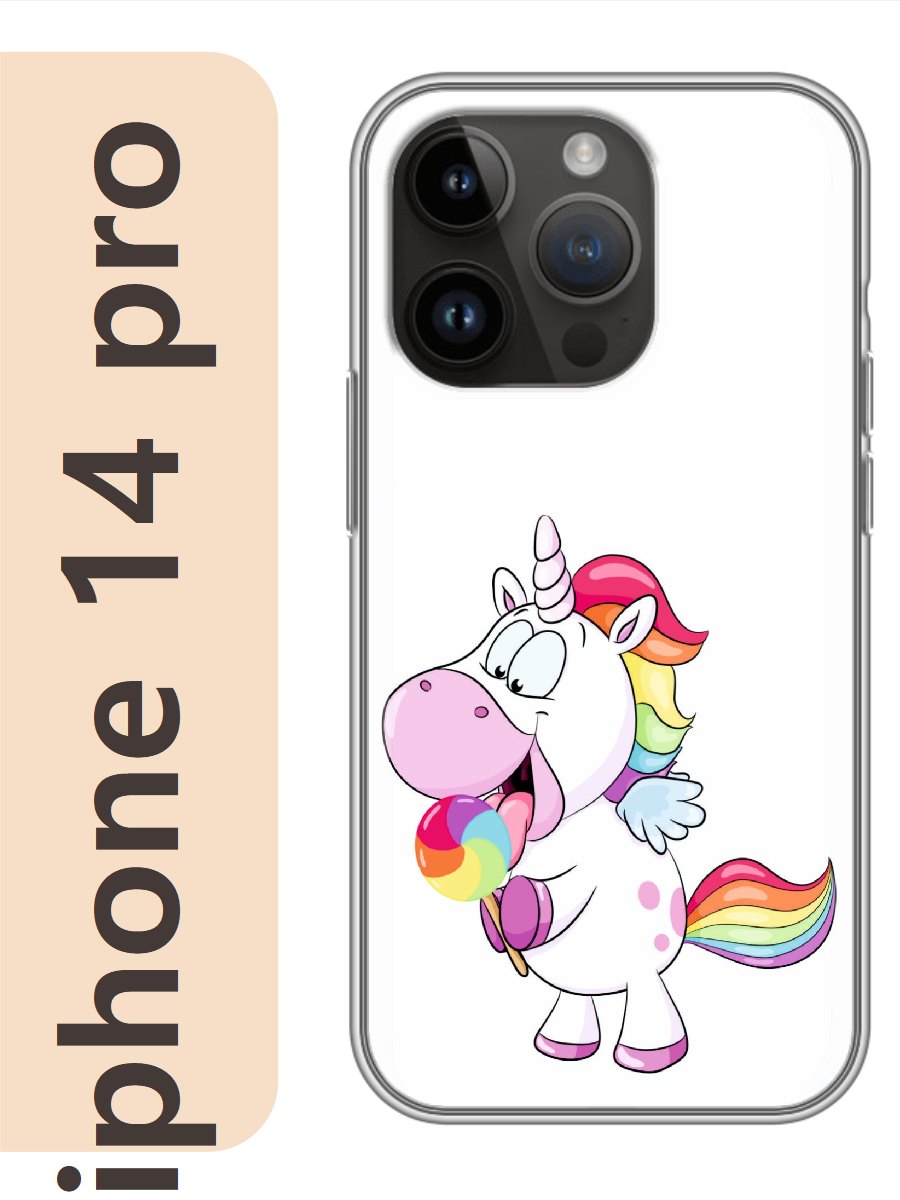 

Чехол на Apple Iphone 14 pro единорог 506, Iphp14erog