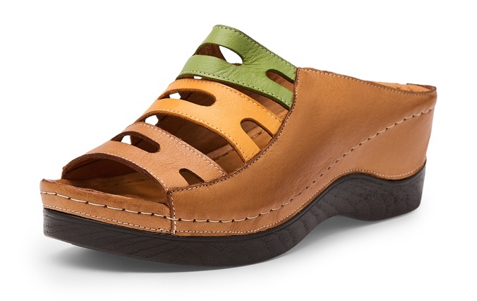 

Сабо женские Alessio Nesca 227490 коричневые 38 RU, Коричневый, 227490