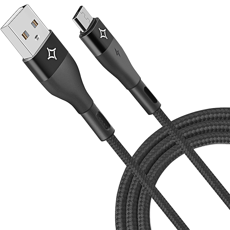 

Кабель Stellarway STW-CAB-MICUSB-1-PVC-Black, USBA-MicroUSB, 1м, ПВХ, 2.1А, черный