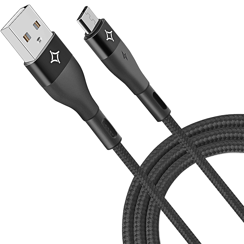 Кабель Stellarway STW-CAB-MICUSB-1-PVC-Black, USBA-MicroUSB, 1м, ПВХ, 2.1А, черный