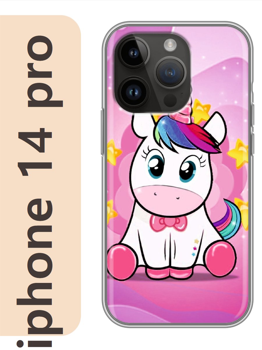 

Чехол на Apple Iphone 14 pro единорог 493, Iphp14erog