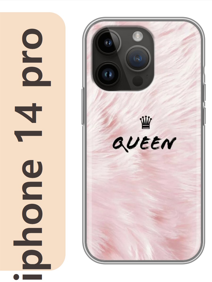 

Чехол на Apple Iphone 14 pro queen 469, Прозрачный, Iphp14nadp
