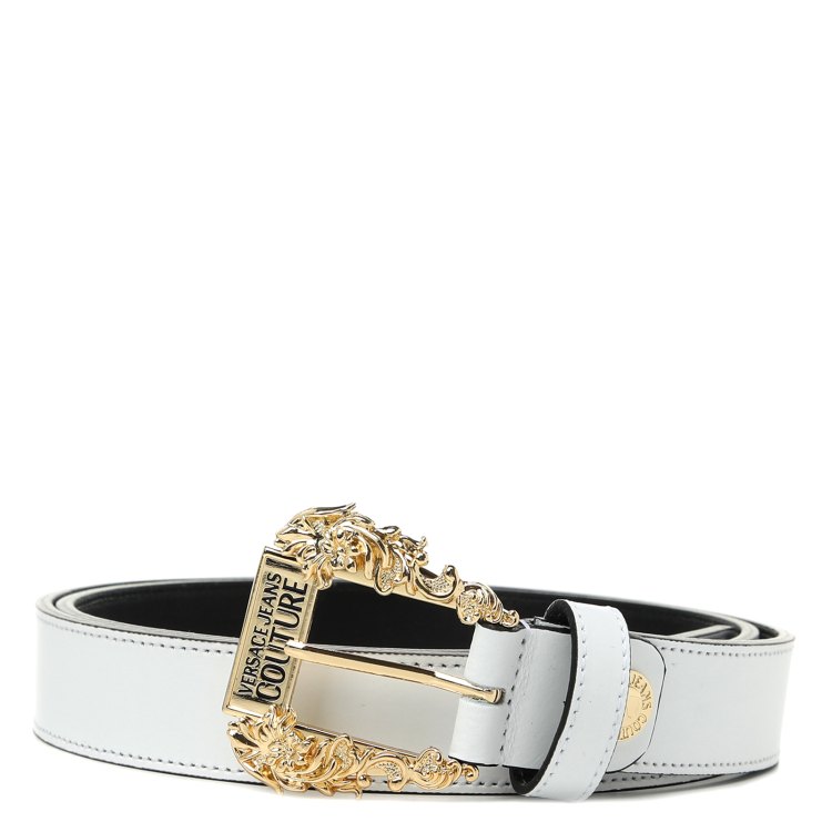 Ремень женский Versace Jeans Couture 74VA6F01, р. XXS VERSACE JEANS белый