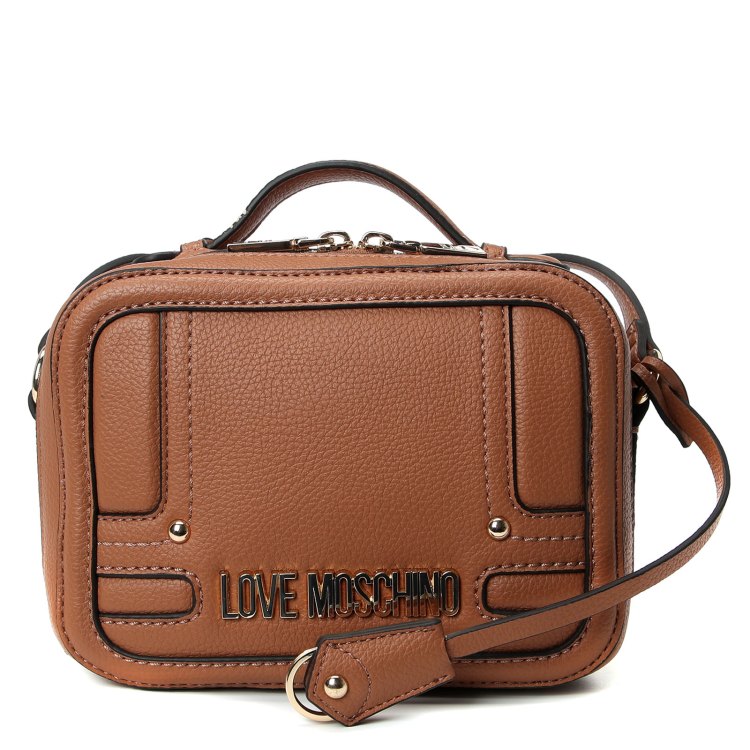 фото Сумка женская love moschino jc4033pp fw22 коричневый, 15х20х9 см