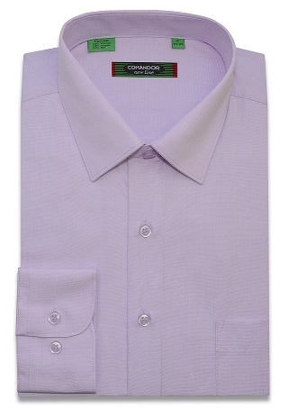 Рубашка мужская Comandor 6902 фиолетовая 46/182-188