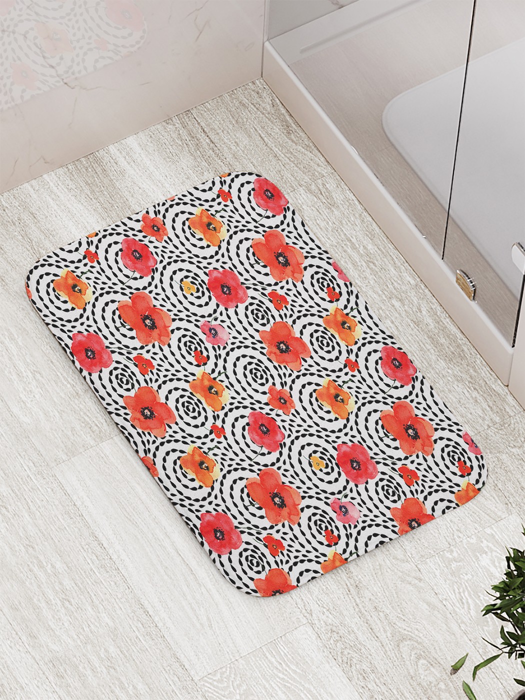 

bath_70588 Коврик противоскользящий для ванной, сауны, бассейна, 77х52 см