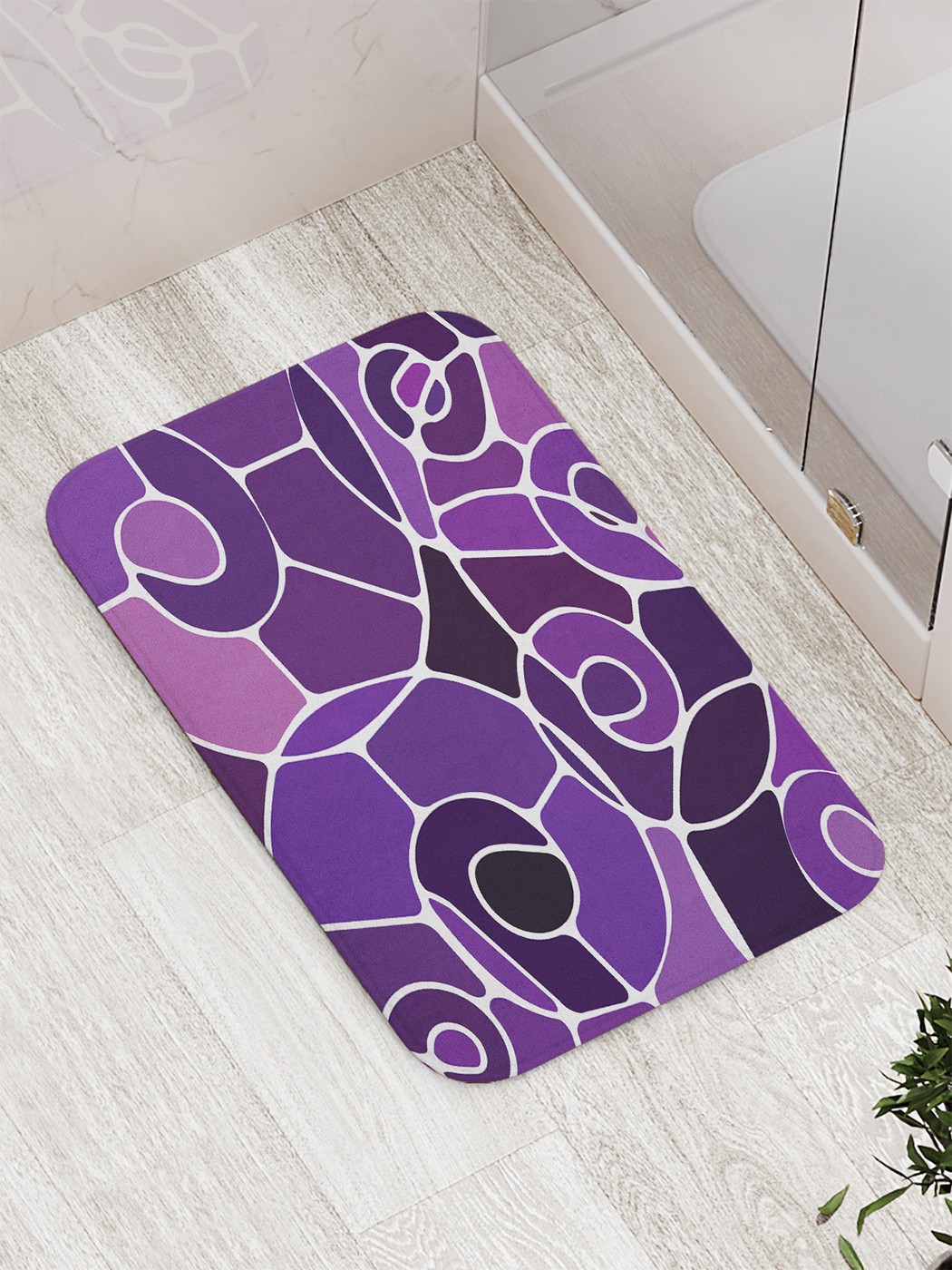 

bath_70579 Коврик противоскользящий для ванной, сауны, бассейна, 77х52 см