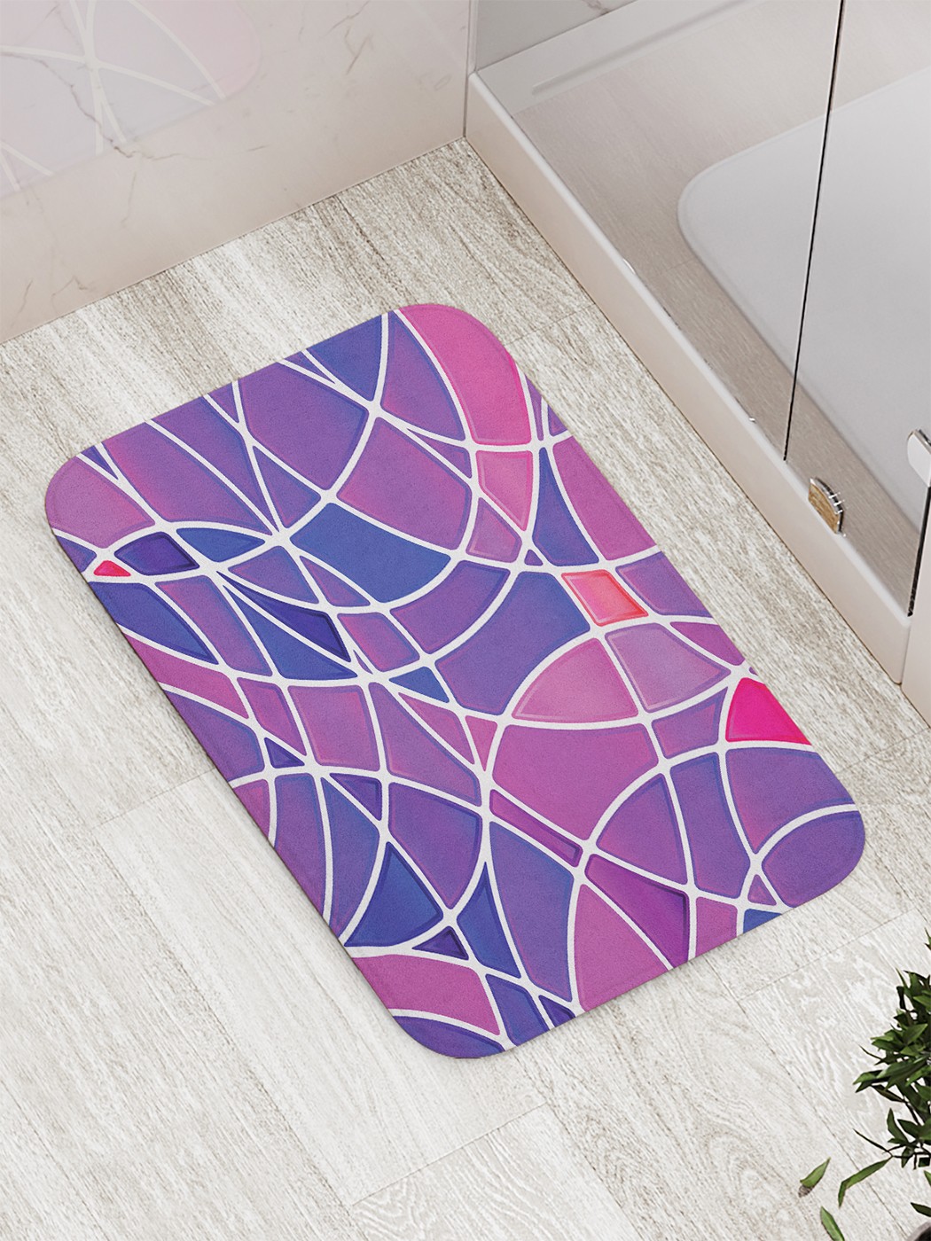 

bath_70576 Коврик противоскользящий для ванной, сауны, бассейна, 77х52 см