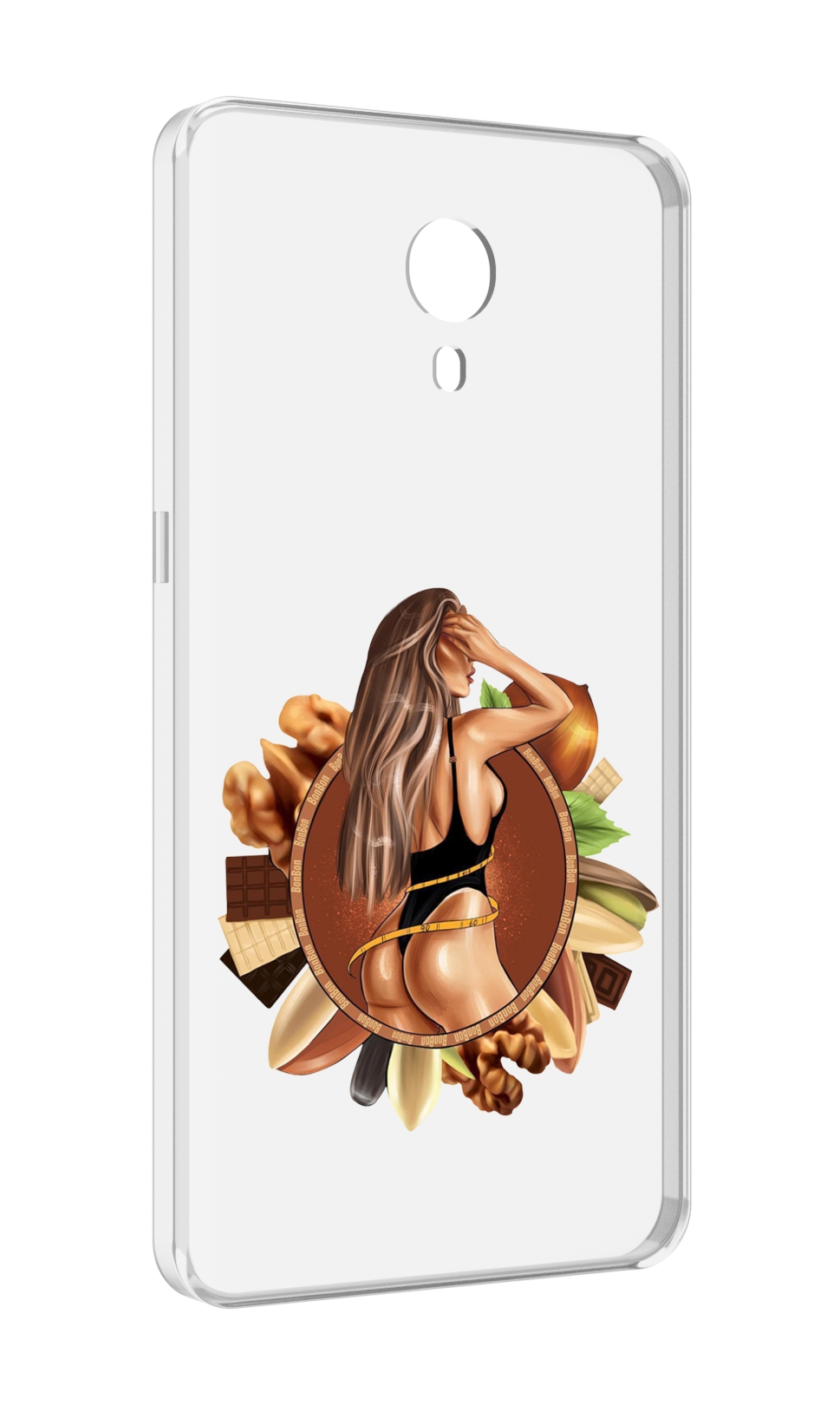 

Чехол MyPads девушка-в-черном-купальнике женский для Meizu M3 Note, Прозрачный, Tocco