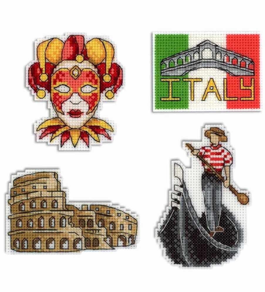

Набор для вышивания «Италия. Магниты»