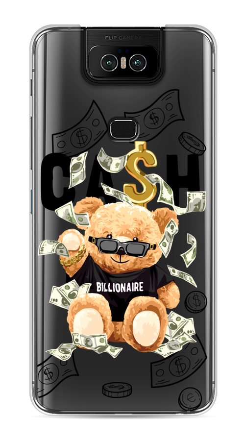 

Чехол на Asus Zenfone 6 ZS630KL "Big cash", Черный;серый;бежевый, 43950-6