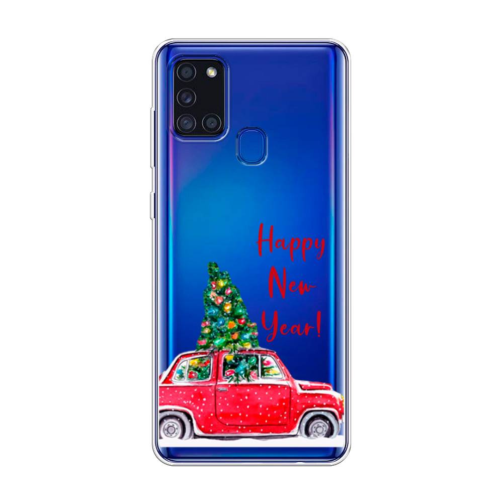 

Чехол на Samsung Galaxy A21s "Happy New Year", Красный;зеленый, 2100250-5