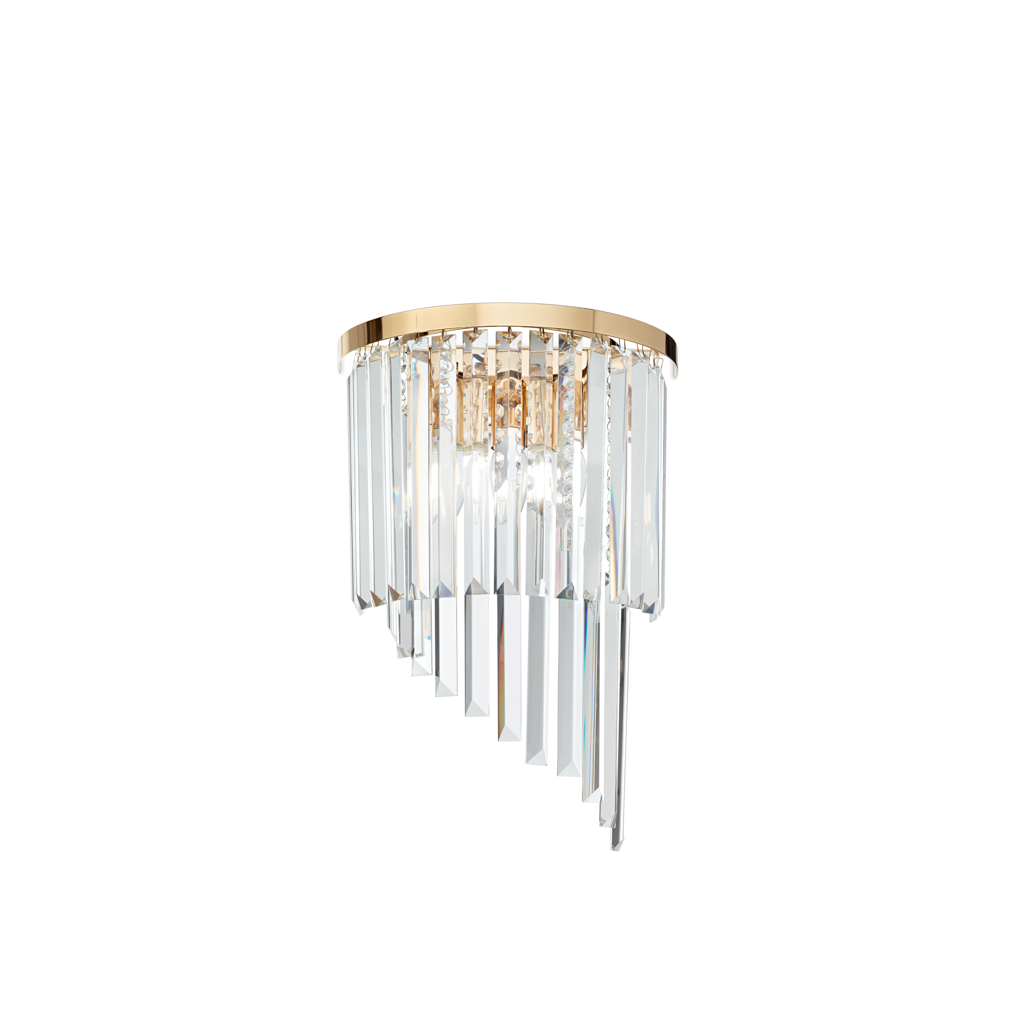 

Светильник настенный ideal lux Carlton AP3 макс.3x40Вт IP20 Е14 230В Золото Хрусталь, Настенный светильник CARLTON AP3 ORO 213491