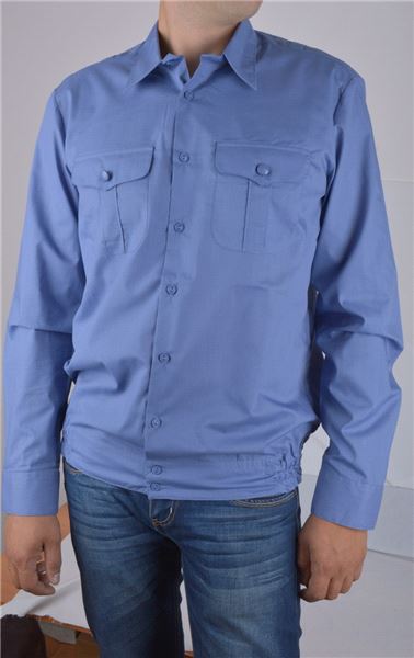 

Рубашка мужская Imperator Army Blue голубая 39/178-186, Голубой, Army Blue