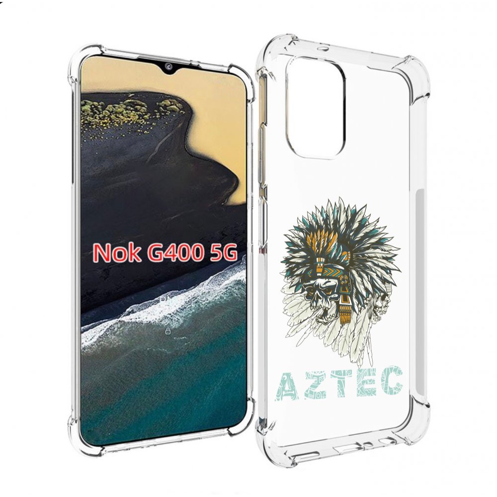 

Чехол MyPads скелет индеец для Nokia G400 5G, Прозрачный, Tocco