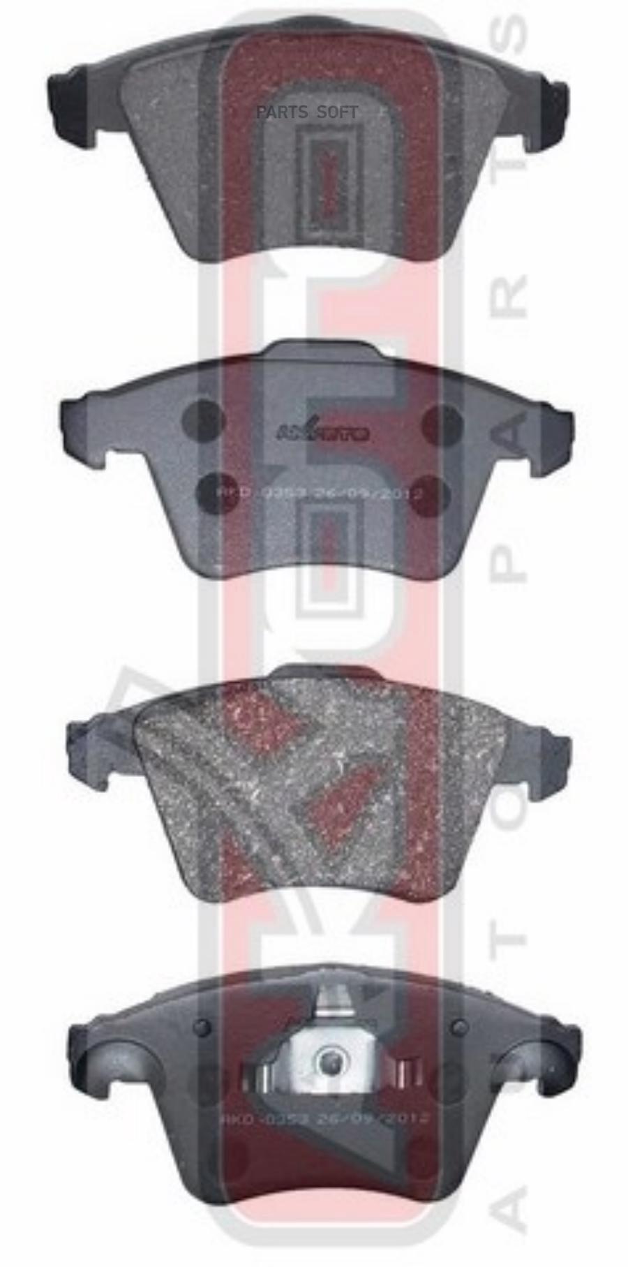 

Тормозные колодки Akyoto передние дисковые AKD0353