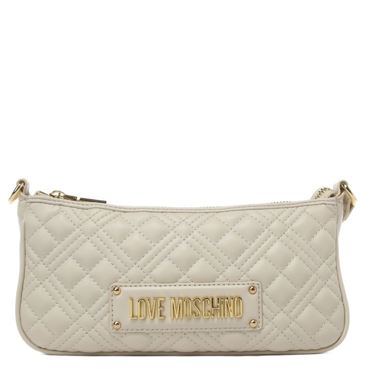 

Сумка-багет женская Love Moschino JC4258PP, светло-бежевый, Белый, JC4258PP