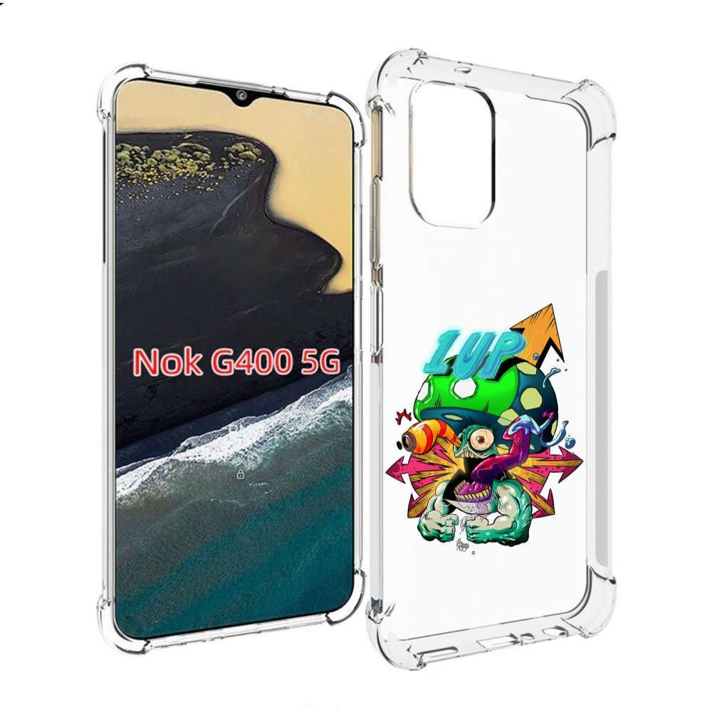 

Чехол MyPads сильный гриб абстракция для Nokia G400 5G, Прозрачный, Tocco