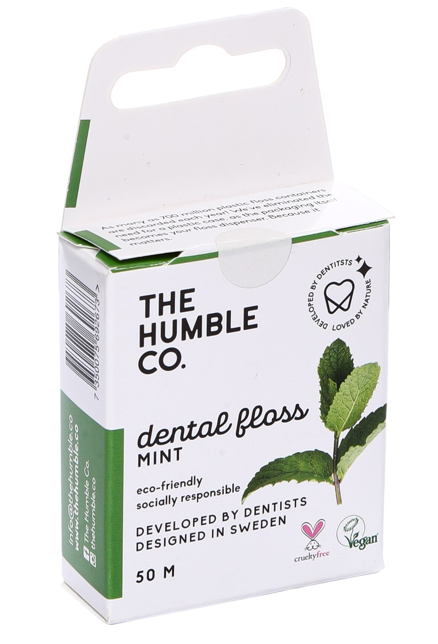 

Зубная нить DENTAL FLOSS, свежая мята, 50 м