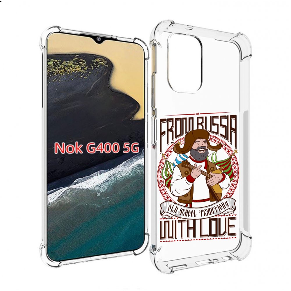 

Чехол MyPads русский мужчина для Nokia G400 5G, Прозрачный, Tocco