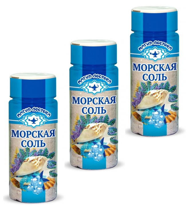 

Магия Востока Соль морская 3шт х 150г