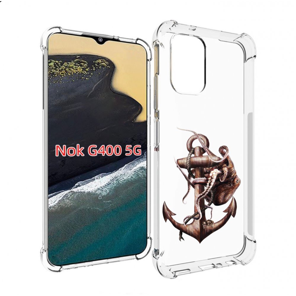 

Чехол MyPads ржавый якорь для Nokia G400 5G, Прозрачный, Tocco