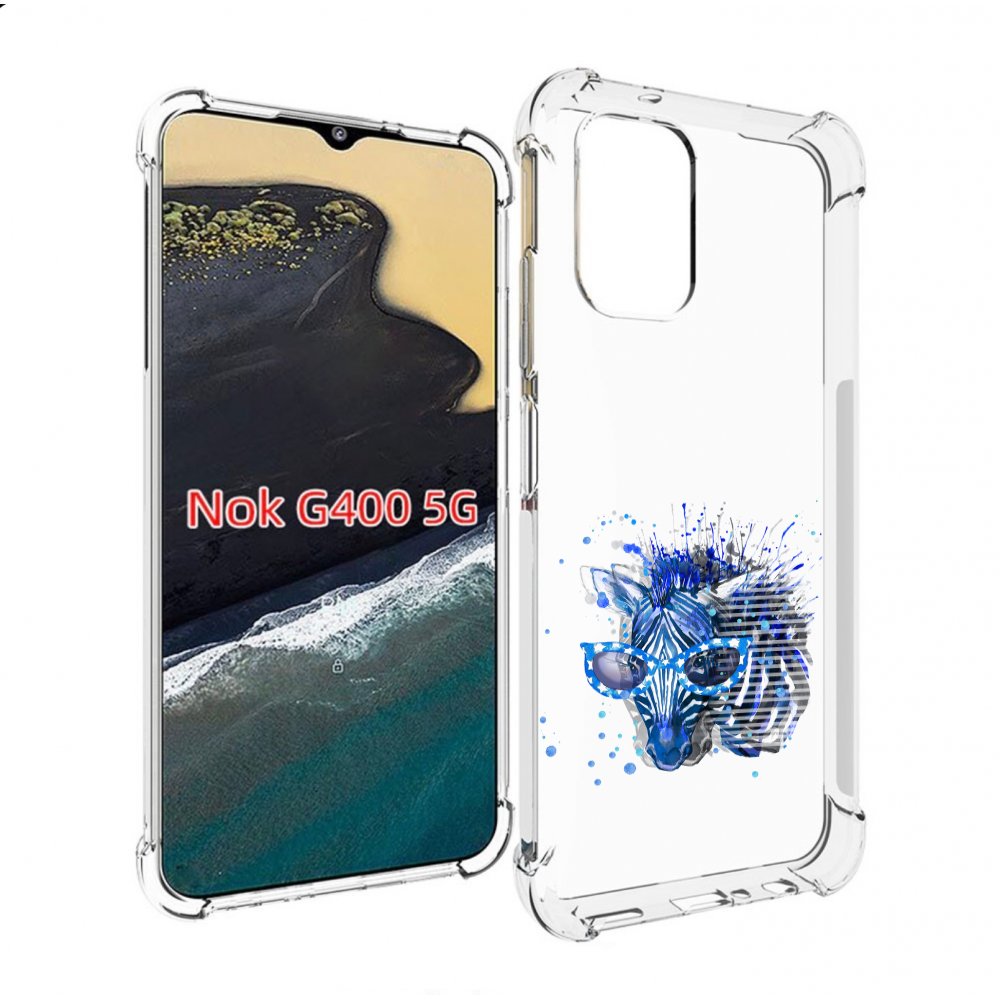 

Чехол MyPads расплывчатая зебра для Nokia G400 5G, Прозрачный, Tocco