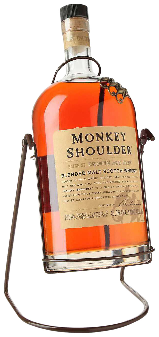 фото Виски манки шолдер 40% 4,5 л на качелях monkey shoulder