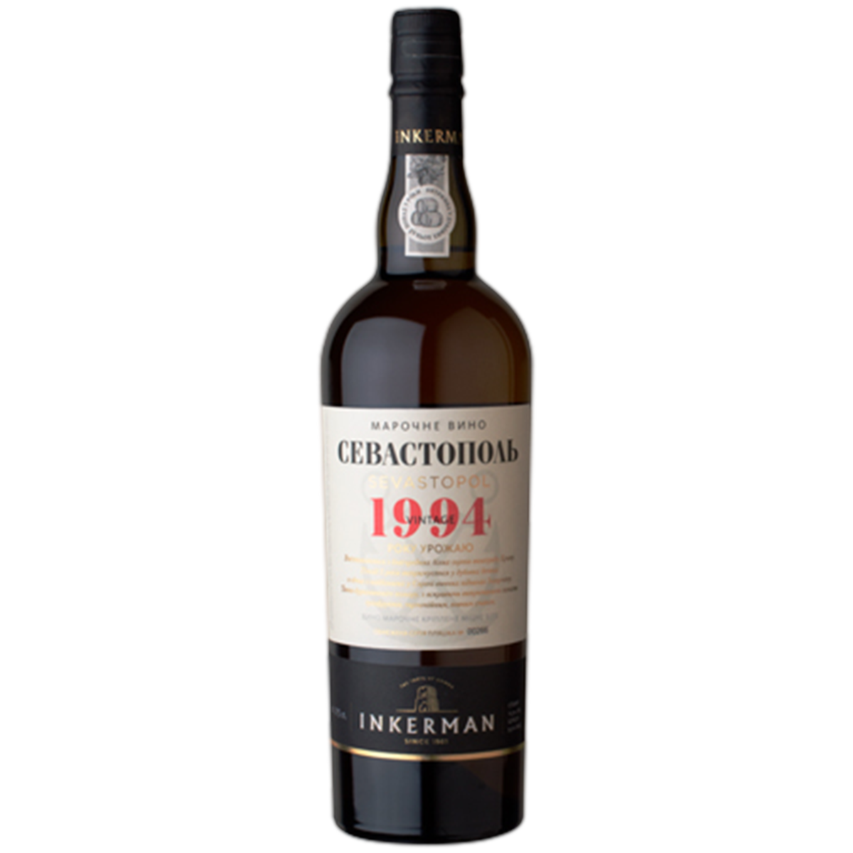 

Вино Инкерман Севастополь 1994 белое сладкое 0,75 л