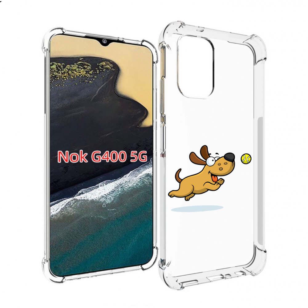 

Чехол MyPads пёсик для Nokia G400 5G, Прозрачный, Tocco