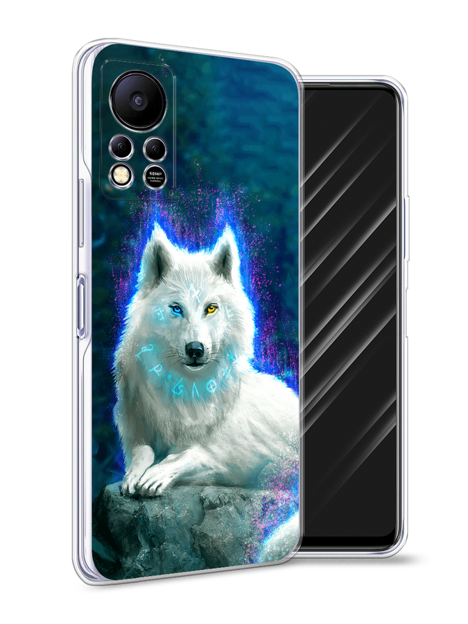 

Чехол Awog на Infinix HOT 11S NFC "Белоснежный волк", Разноцветный, 3100950-2