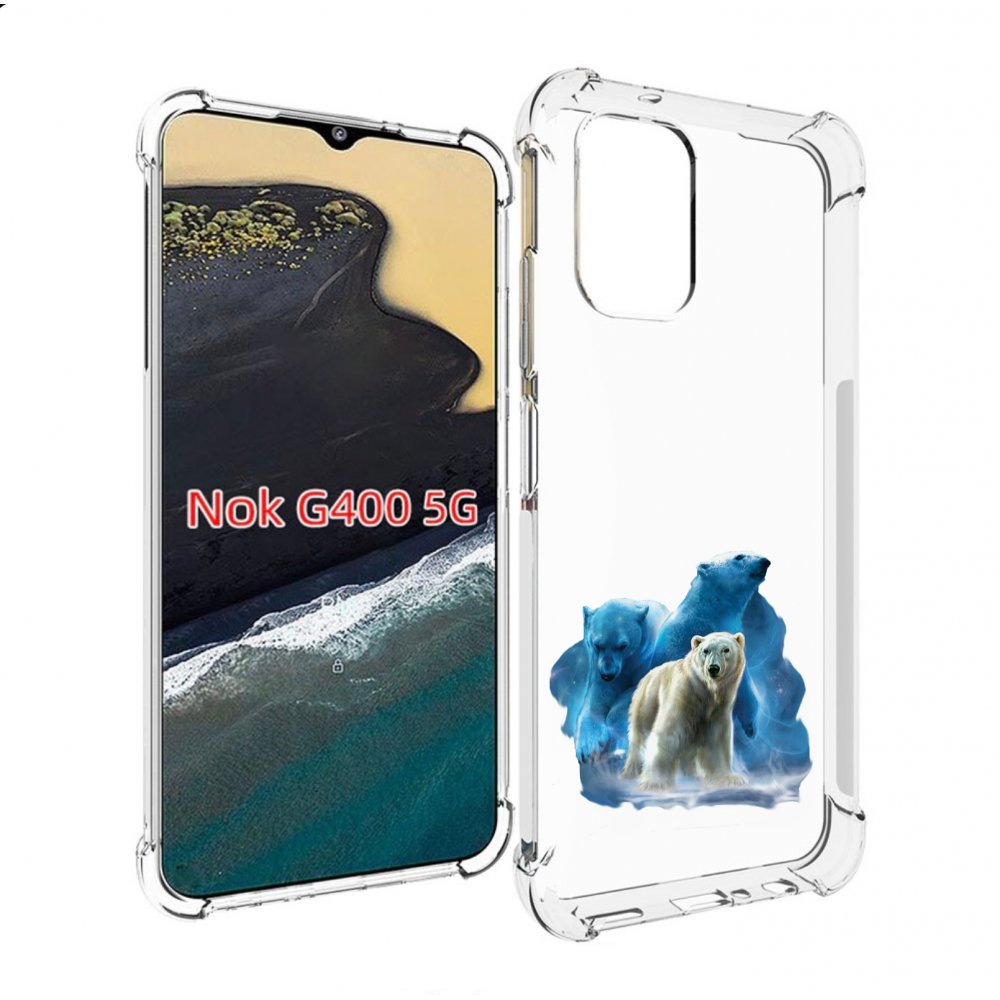 

Чехол MyPads полярный медведь для Nokia G400 5G, Прозрачный, Tocco