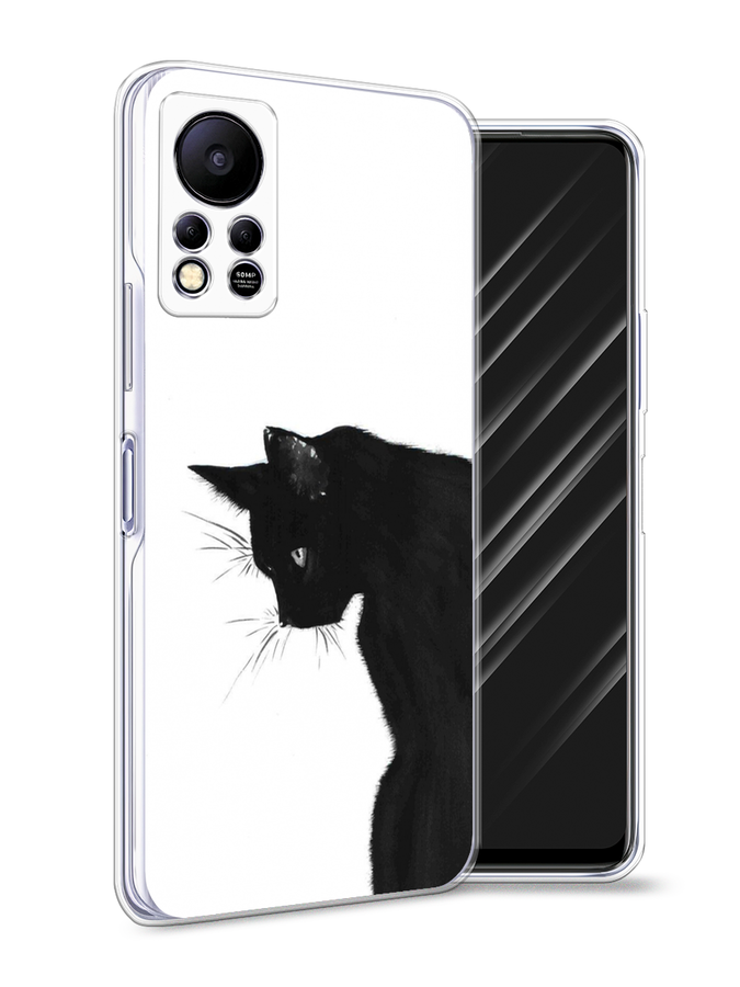

Чехол Awog на Infinix HOT 11S NFC "Black cat", Черный;белый, 3100950-1