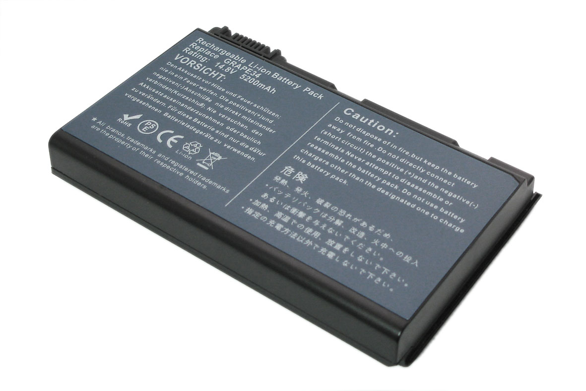 

Аккумулятор GREENWAY для ноутбука Acer Extensa 5200 5600 TM 5300 5700 14.4V 5200mAh OEM