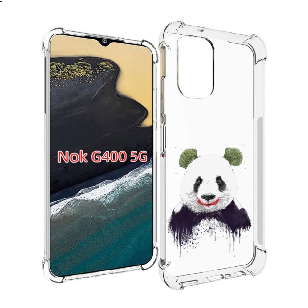 

Чехол MyPads панда джокер для Nokia G400 5G, Прозрачный, Tocco