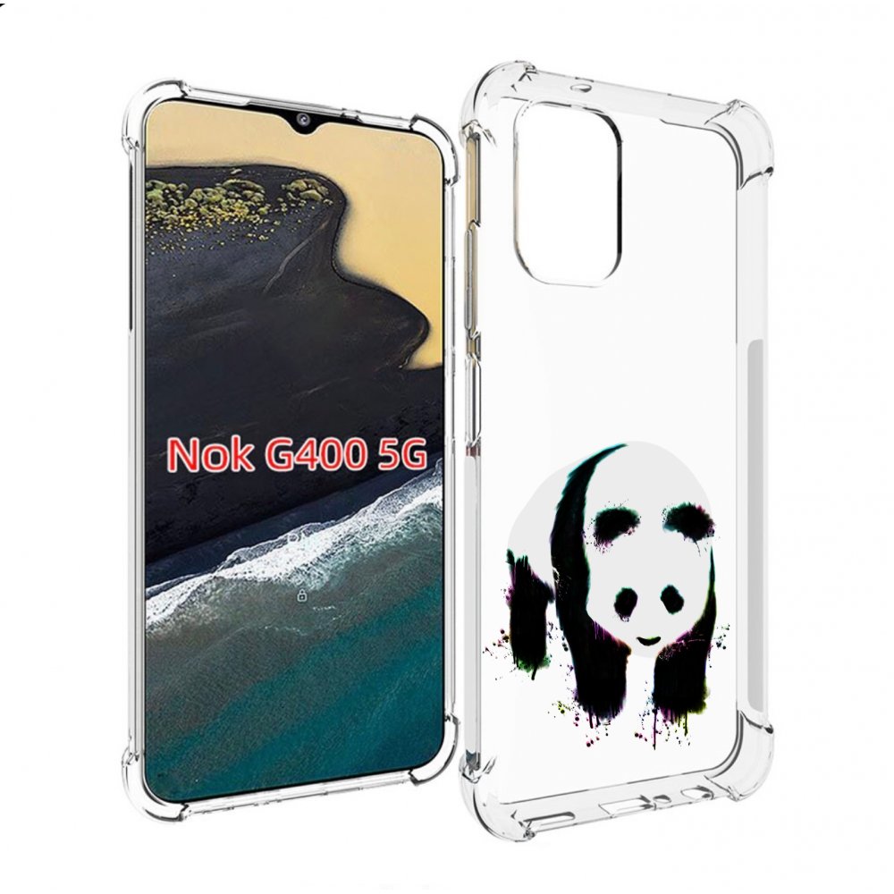 

Чехол MyPads панда в акварели для Nokia G400 5G, Прозрачный, Tocco