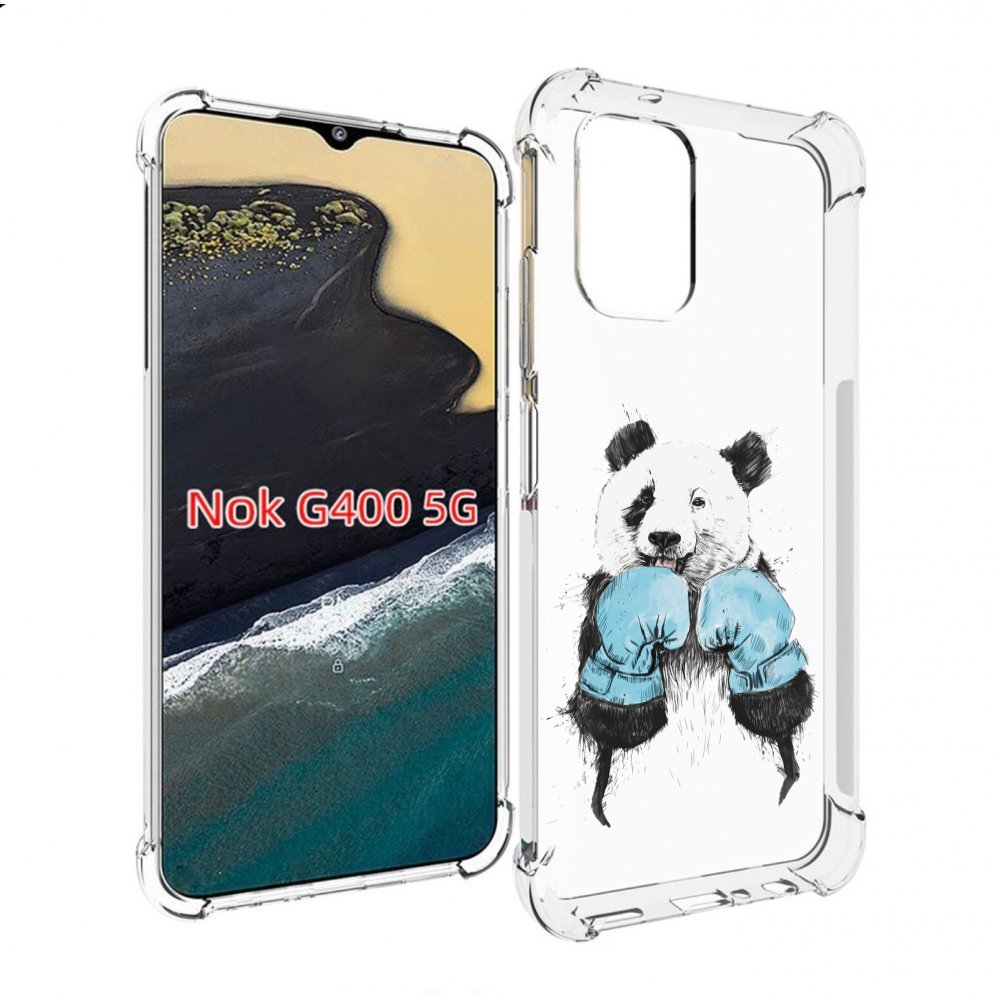

Чехол MyPads панда боксер для Nokia G400 5G, Прозрачный, Tocco