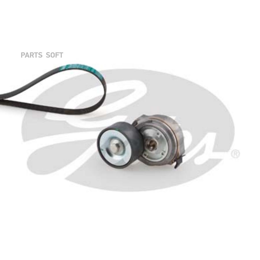 

GATES Ремень приводной поликлиновой 8PK1635 MAN комплект с натяжителем GATES