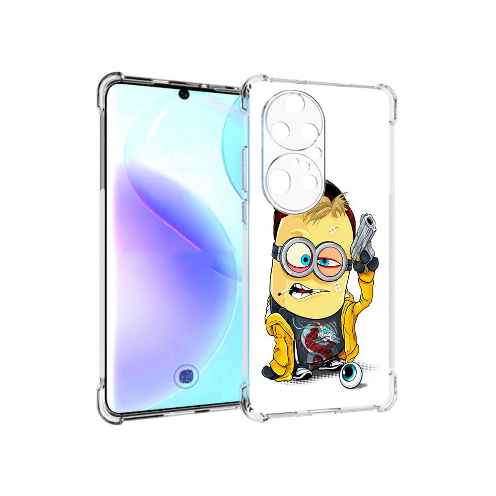

Чехол MyPads Tocco для Huawei P50 Pro миньон бандит, Прозрачный, Tocco