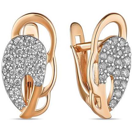 

Серьги женские из золота Лукас-Голд E01-Z-59390-Z, фианит, E01-Z-59390-Z
