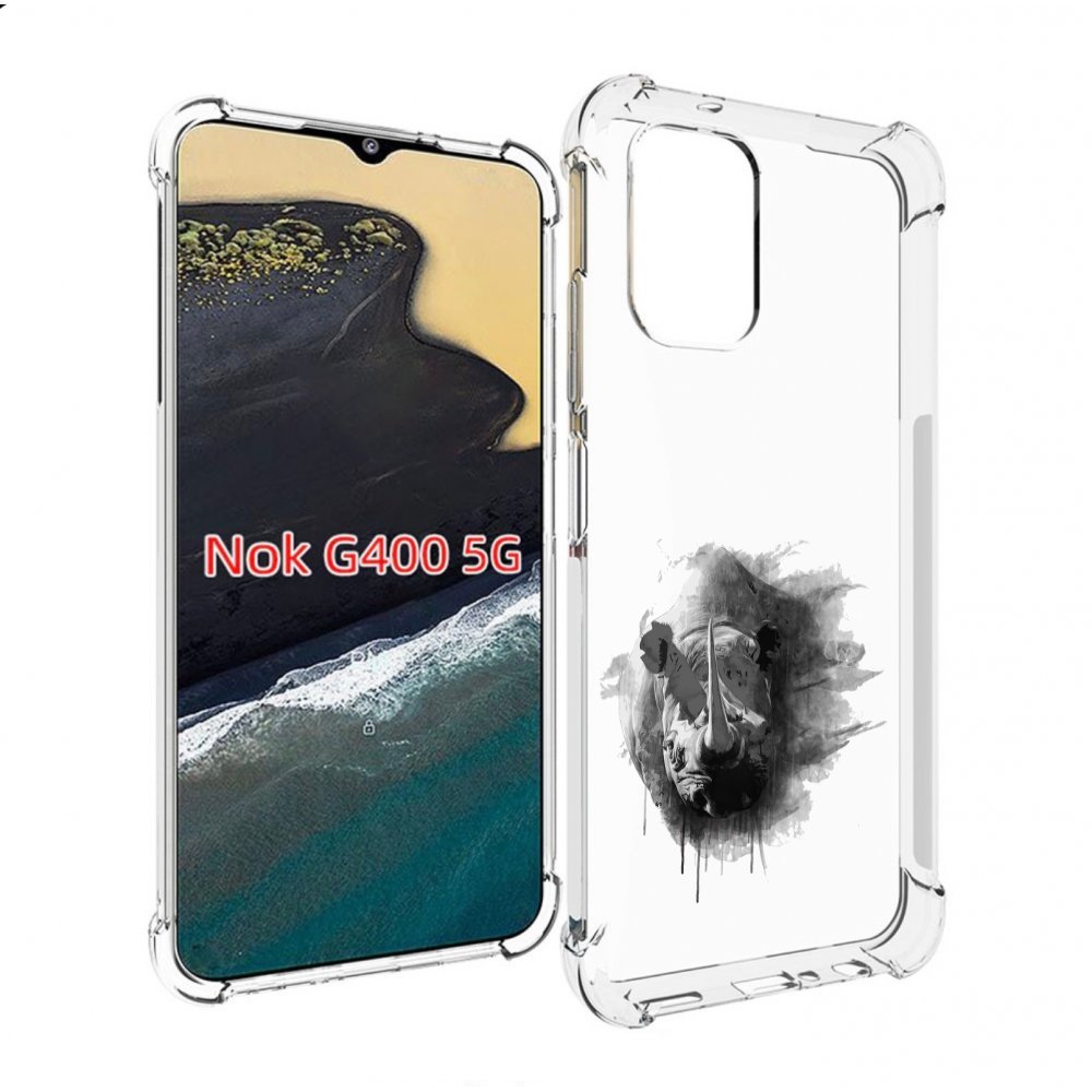 

Чехол MyPads носорог для Nokia G400 5G, Прозрачный, Tocco